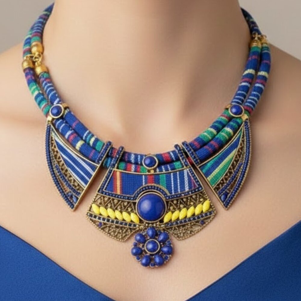 Colorful Multicolor Statement Necklace